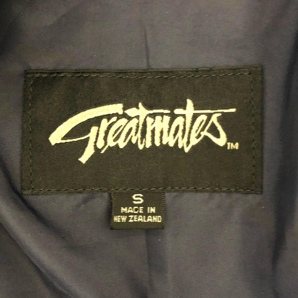 Vintage New Zealand Greatmates - Women's Faux Fur Zip-Up Coat - Blue/Multi S - Picture 9 of 12